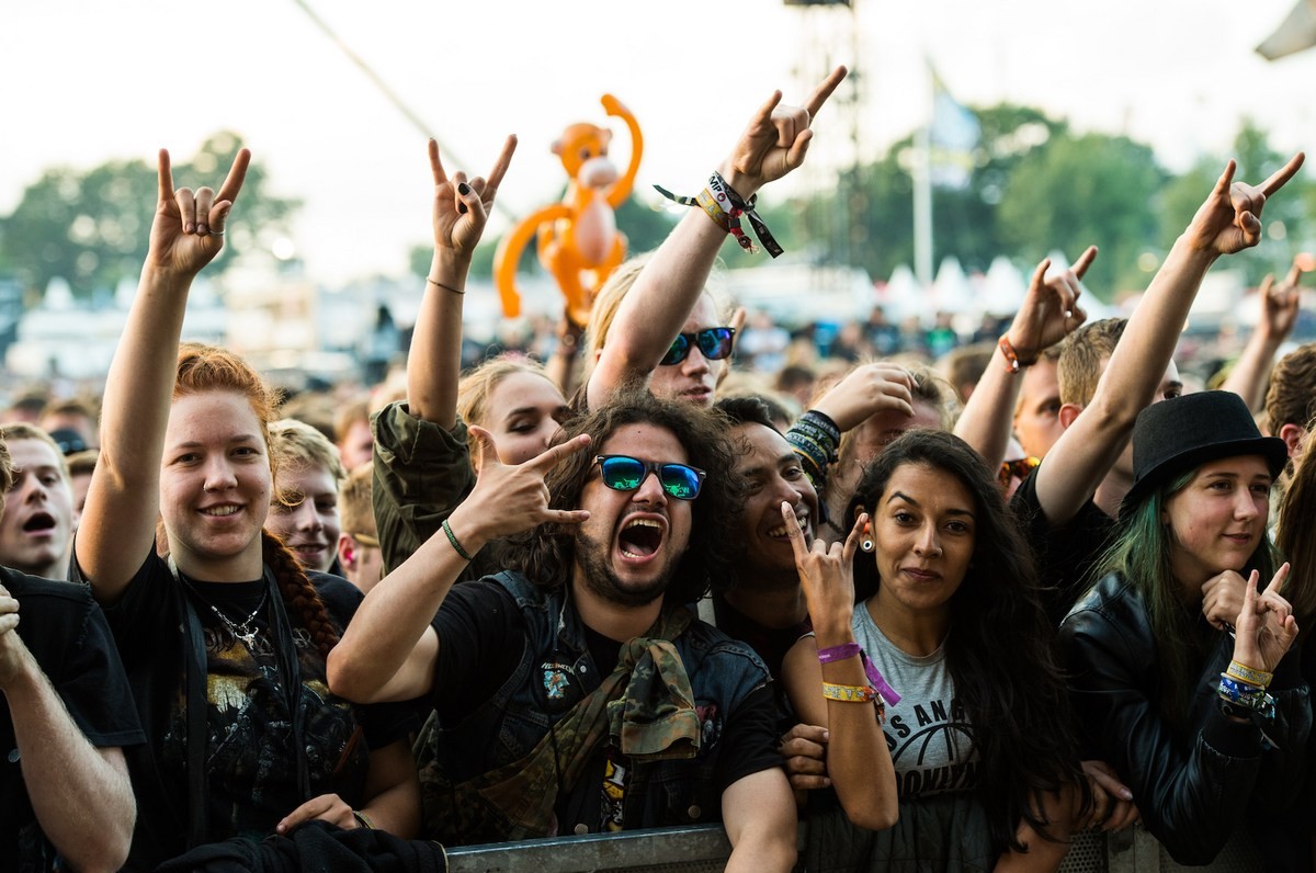 Wacken crowd photograph.